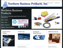 Tablet Screenshot of northernbusinessproducts.biz